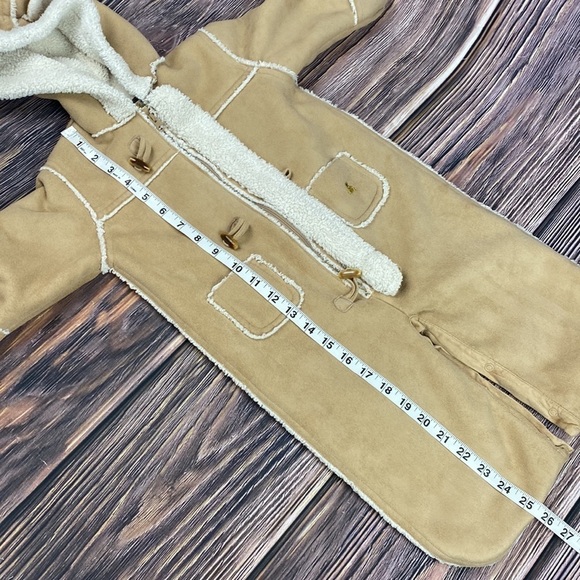 Baby Gap Faux Suede (Poly) & Shearling Bear Snow Onesie - Sz 6-12 Month - Picture 15 of 15